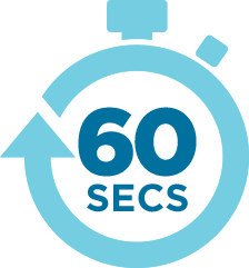 Sixty second timer icon