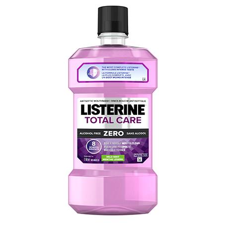 Listerine's Total Care Zero Alcohol Free Mouthwash