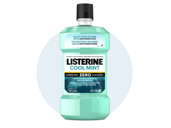 Listerine Cool Mint Zero Antiseptic Mouthwash