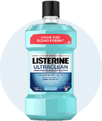 Listerine's Ultraclean Stain Protection Antiseptic Mouthwash+