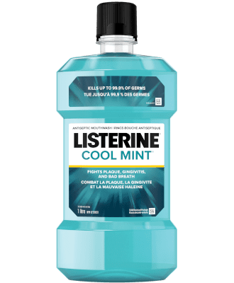 Listerine Antiseptic Mouthwash with Cool Mint flavour, 1 Litre bottle